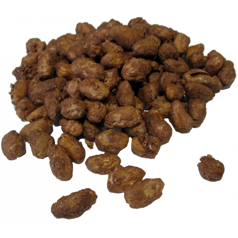 Cacahuètes caramélisées dorées - friandise naturelle, sans additif