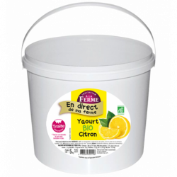 Yaourt aromatisé citron 5 kg