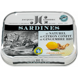 Sardine au naturel citron...