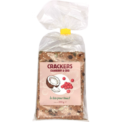 Crackers cranberry coco 200 g