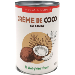 Crème de coco 22 % M.G. 400 ml