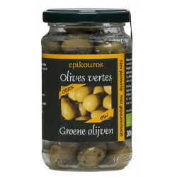 Olive crue verte avec noyau...