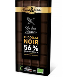 Chocolat noir 56 % cacao...
