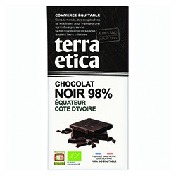 Chocolat noir 98 % grands...