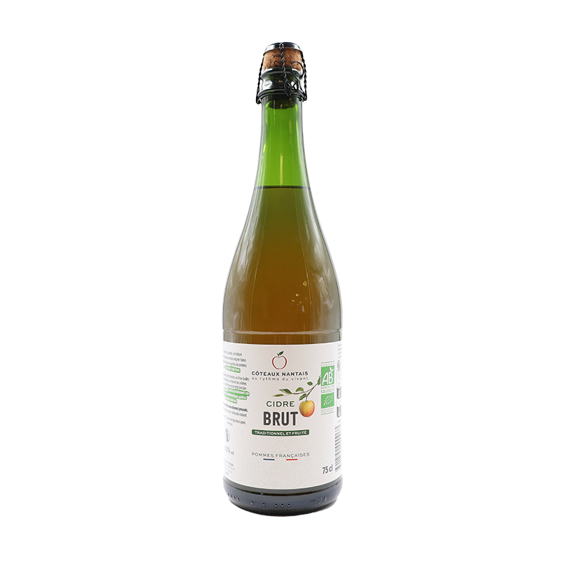 Cidre brut Bio - 75 cL - Côteaux Nantais