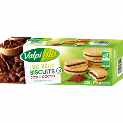 Biscuits coeur cacao 225 g