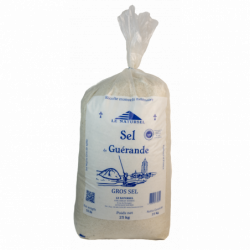 Gros Sel gris Guérande 25 kg*