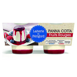 Panna cotta fruits rouges...