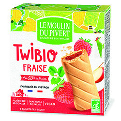 Twibio fourré fraise 150 g