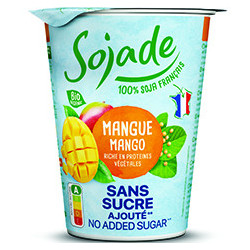 Sojade mangue sans sucre 400 g
