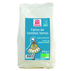 Farine Lentille Verte 500 g
