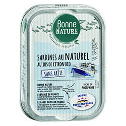 Sardines au naturel jus de...