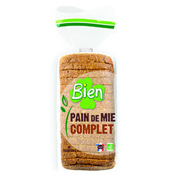 PAINS DE MIE COMPLET (280G)...