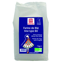 Farine Ble Bise T80 (1Kg)...